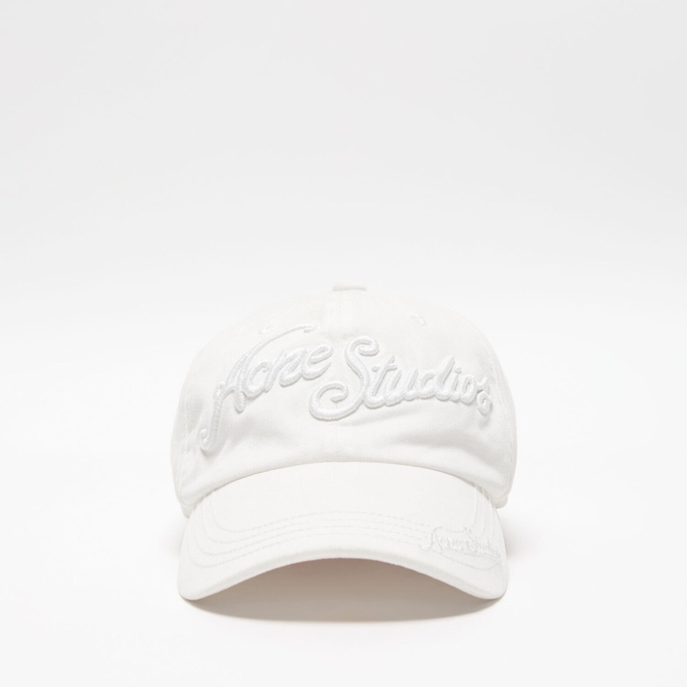 Acne Studios White Logo Cap‎